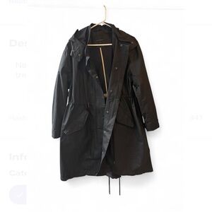 SOLD Banana Republic Black Utility trench coat